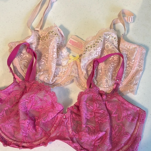 Victoria’s Secret underwire lace bra .. 34DD .. 2 for 40 - Picture 4 of 10